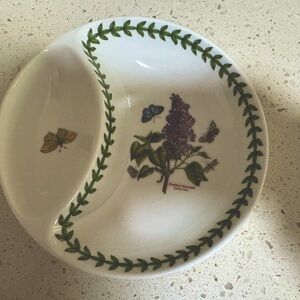 Portmeirion Botanic Garden small divided dish.